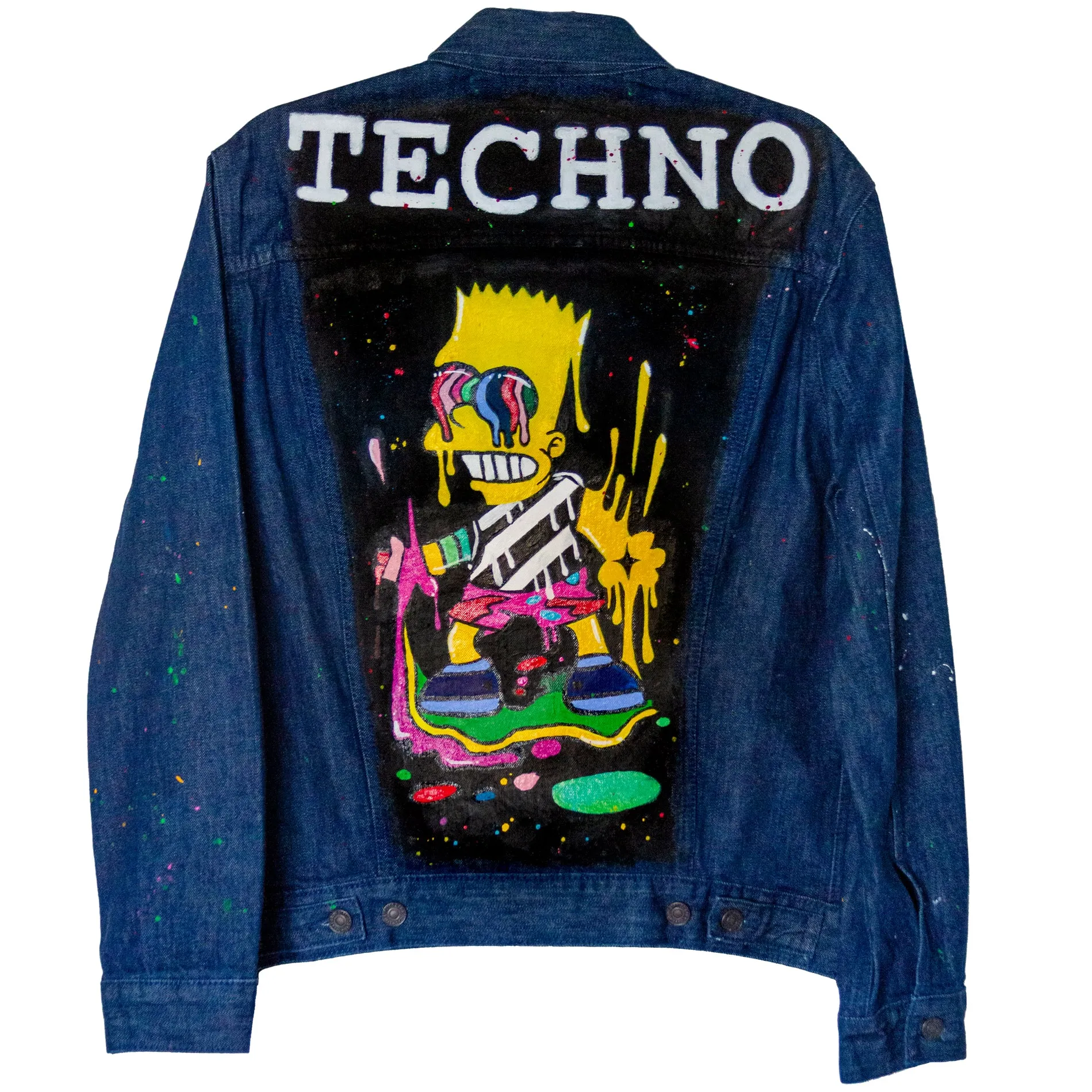 Techno Bart - Hand Painted Jacket