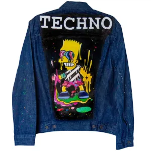 Techno Bart - Hand Painted Jacket