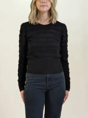 Textured Crewneck Sweater