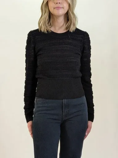 Textured Crewneck Sweater