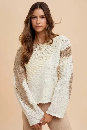 Textured Drop Shoulder Sweater