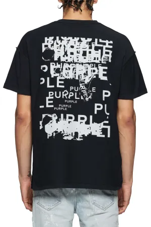 Textured Inside Out Tee - Black
