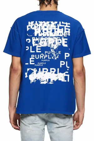 Textured Inside Out Tee - Blue