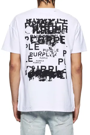Textured Inside Out Tee - White