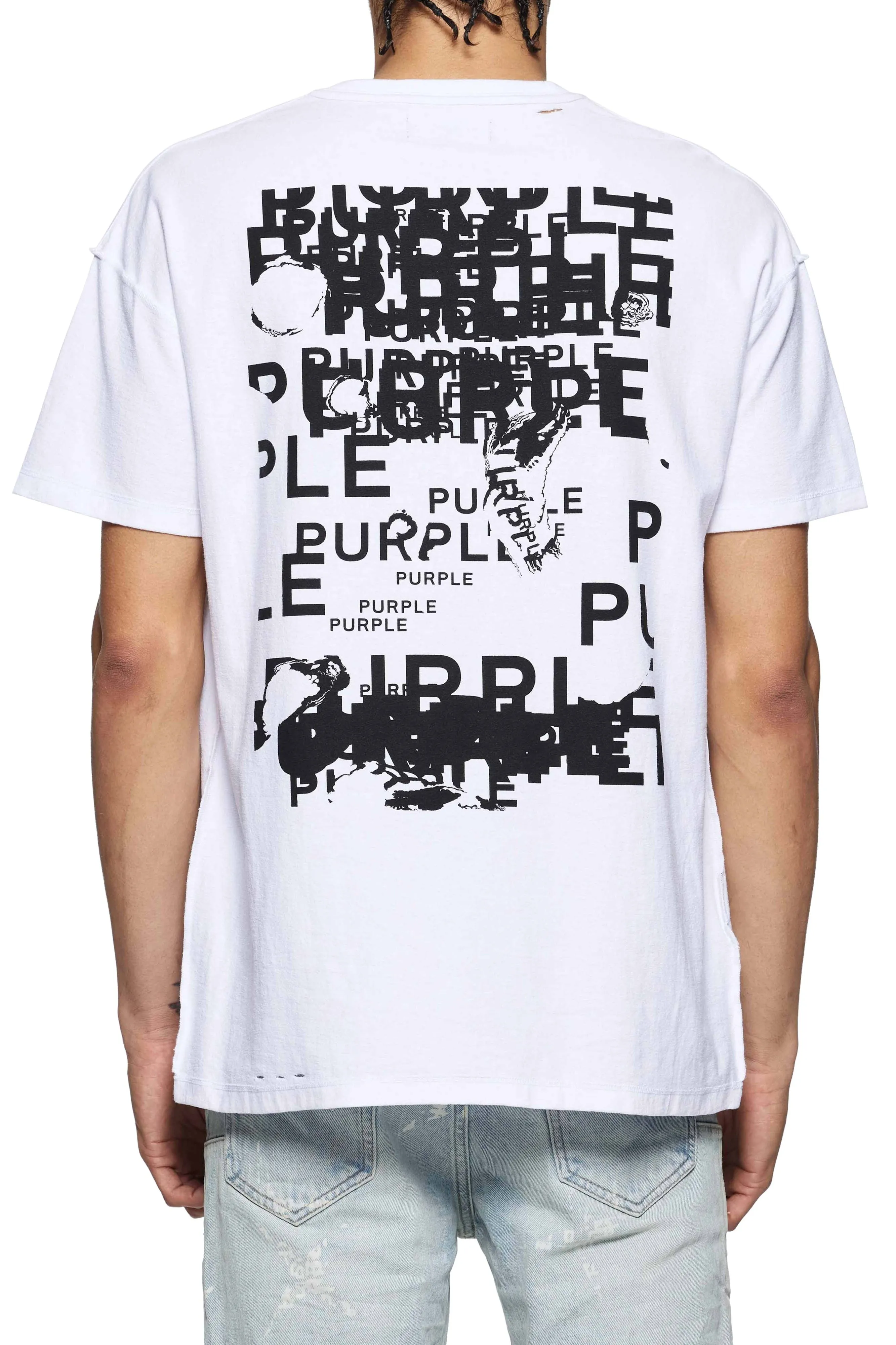 Textured Inside Out Tee - White