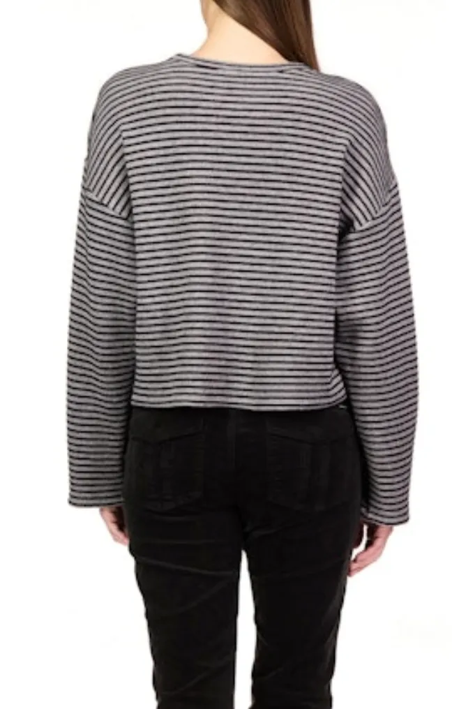 Textured Ottoman Popover Top