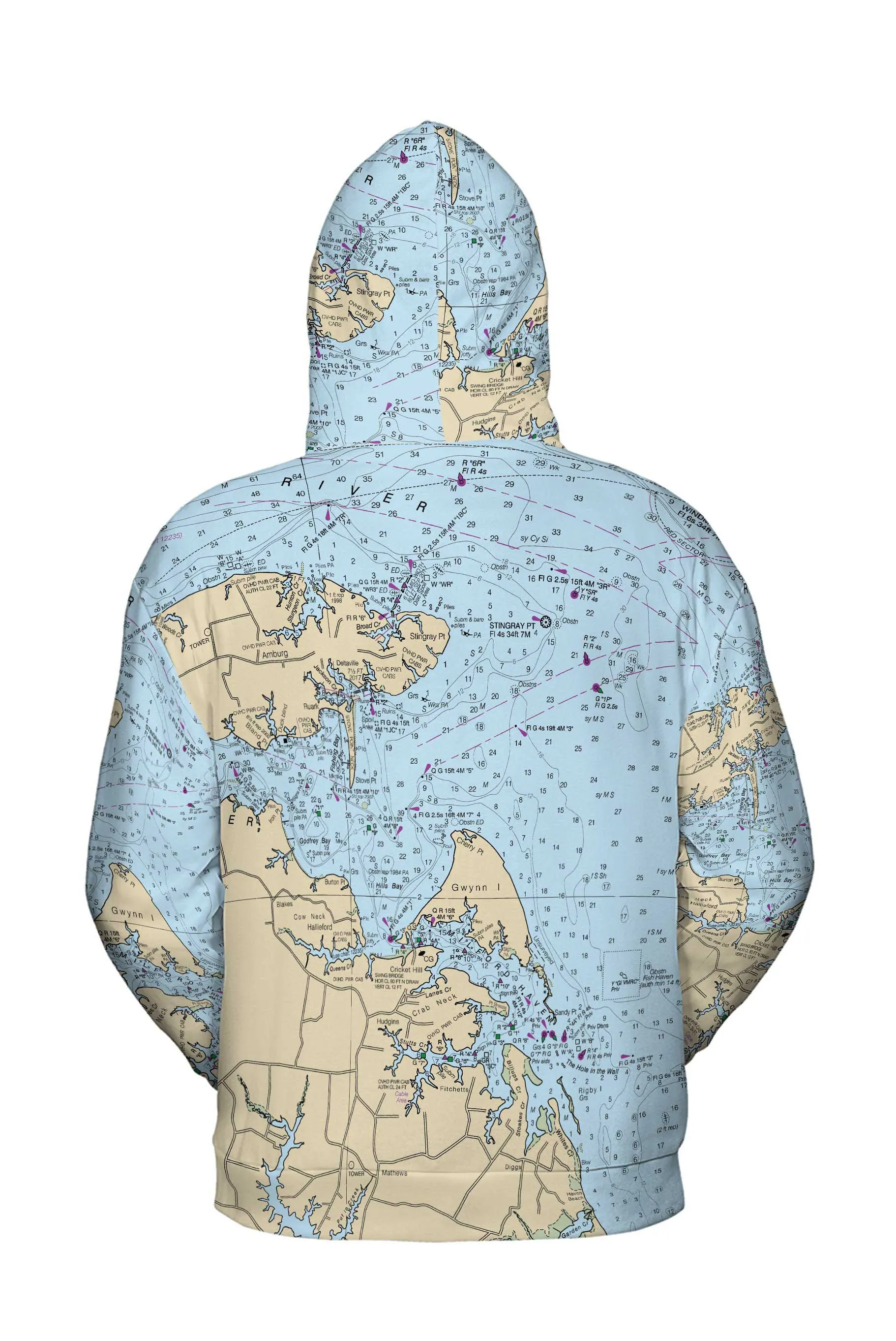 The Deltaville Lightweight Hoodie Sweatshirt