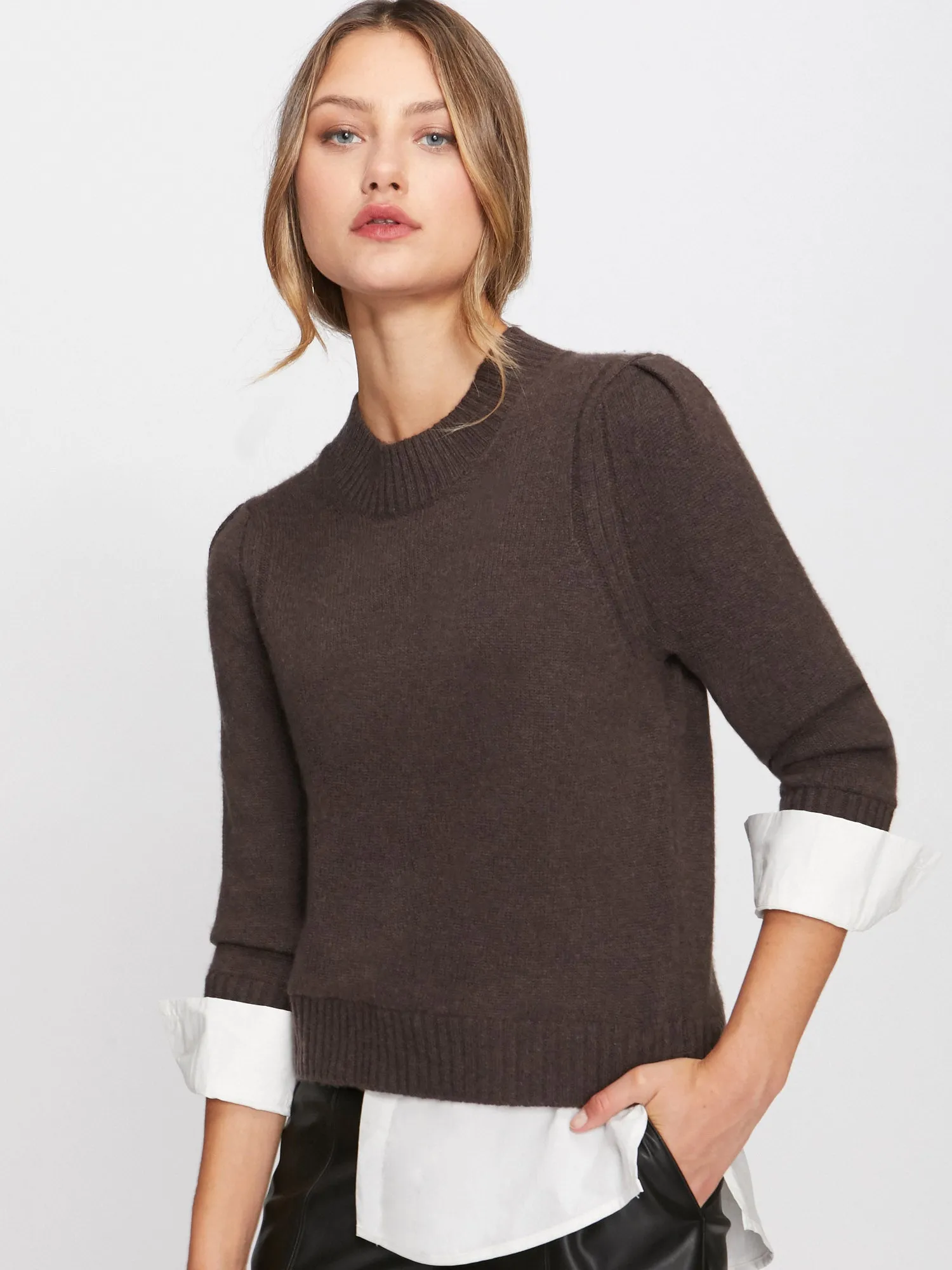 The Eton Layered Crew Looker