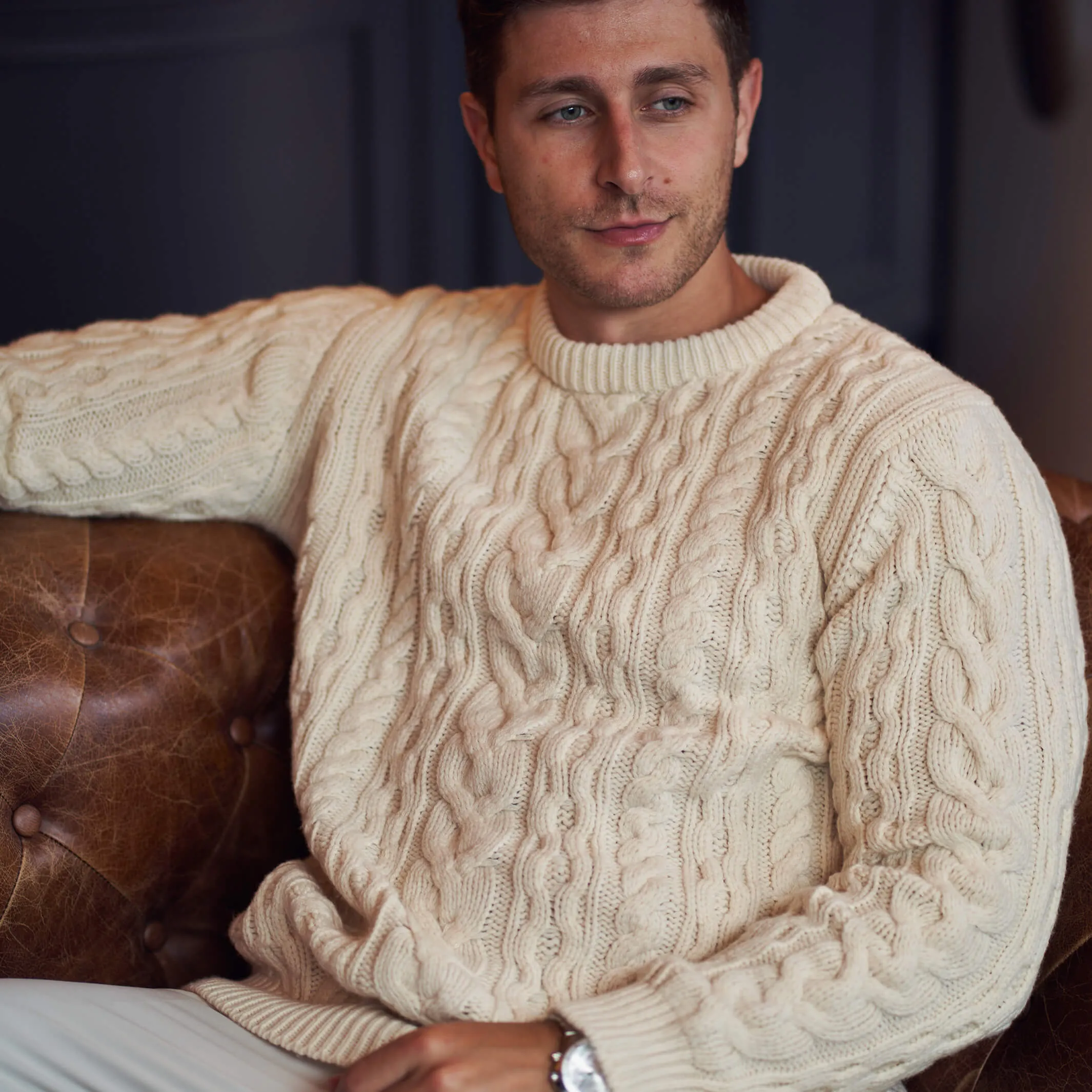 The Jacob Six-Ply Lambswool Aran