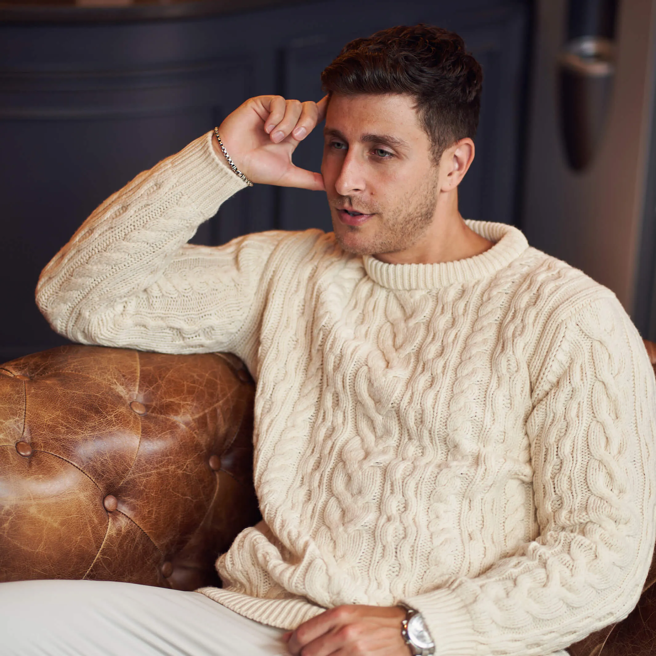 The Jacob Six-Ply Lambswool Aran