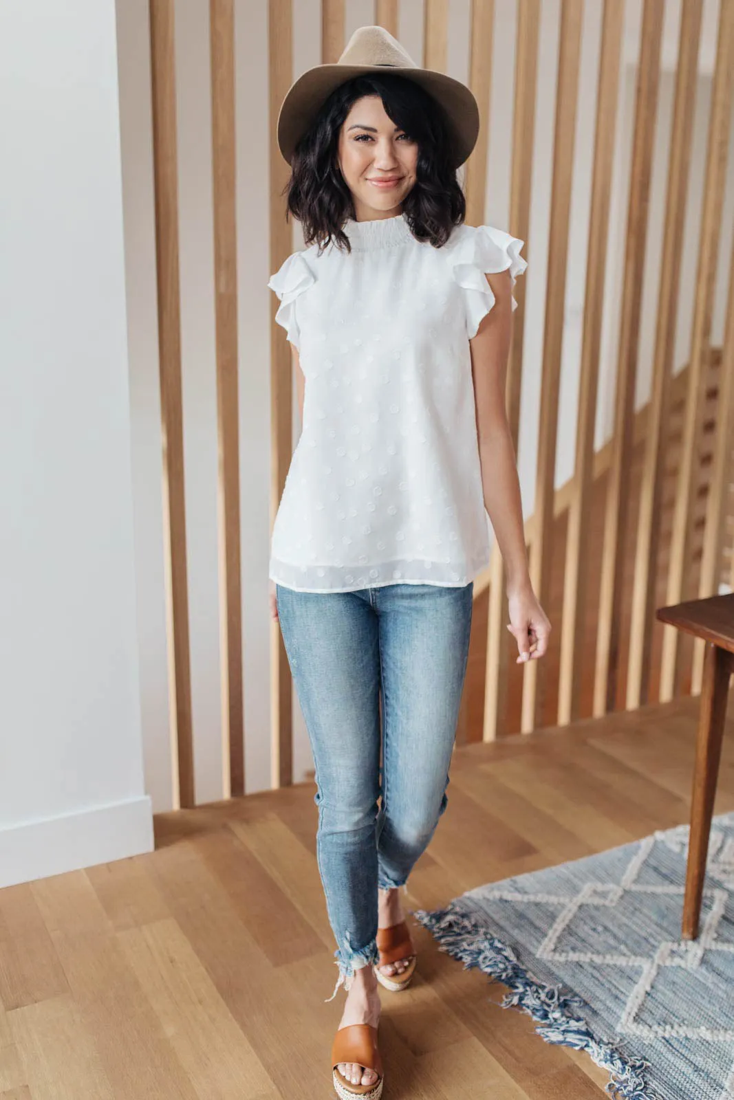 The Perfect Swiss Dot Top