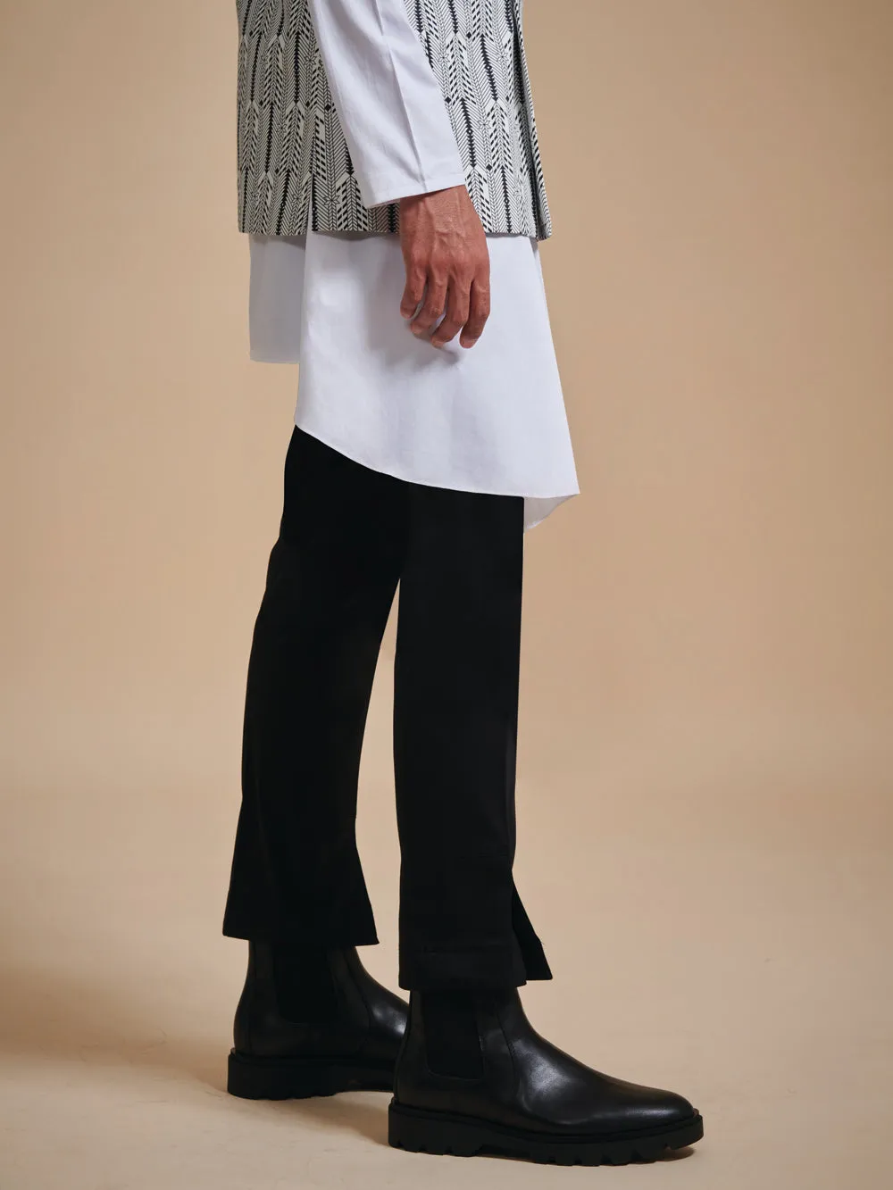 The Printed Off Center Waistcoat
