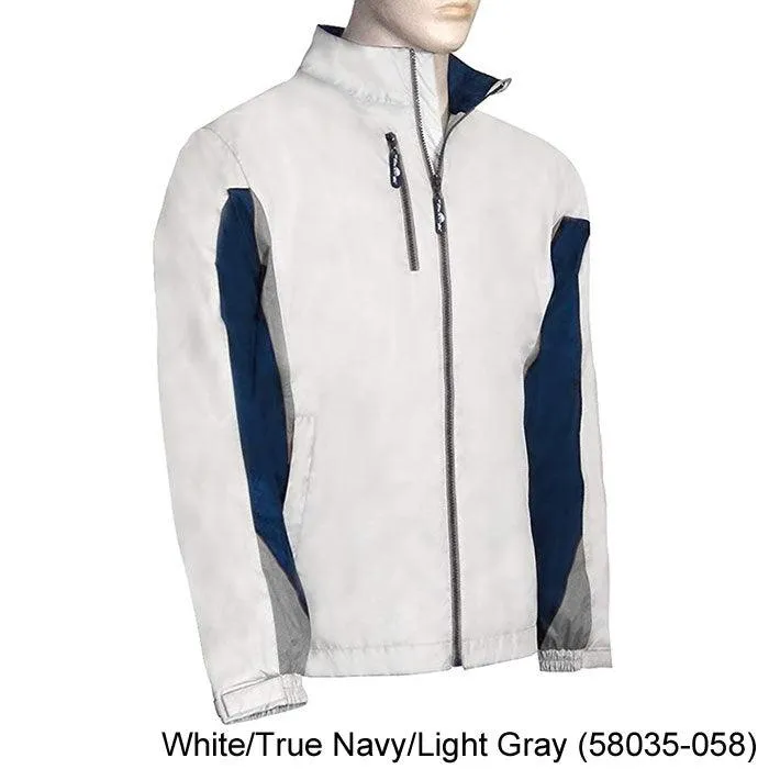 The Weather Apparel Company HiTech Performance Jacket M White/True Navy/Light Gray (580