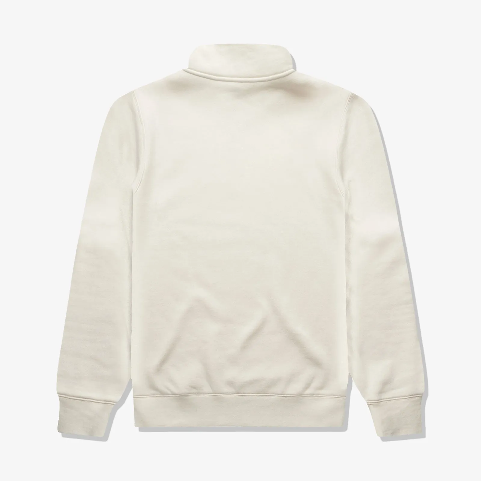 Throwback Icon 2.0 Quarter Zip Sweatshirt - White Chocolate