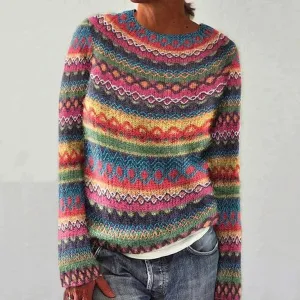 TINA | WARM RETRO KNIT JUMPER