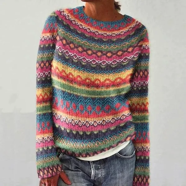 TINA | WARM RETRO KNIT JUMPER
