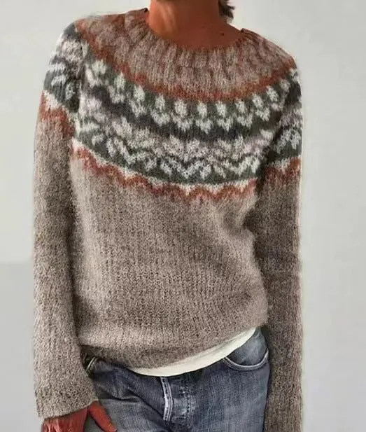 TINA | WARM RETRO KNIT JUMPER