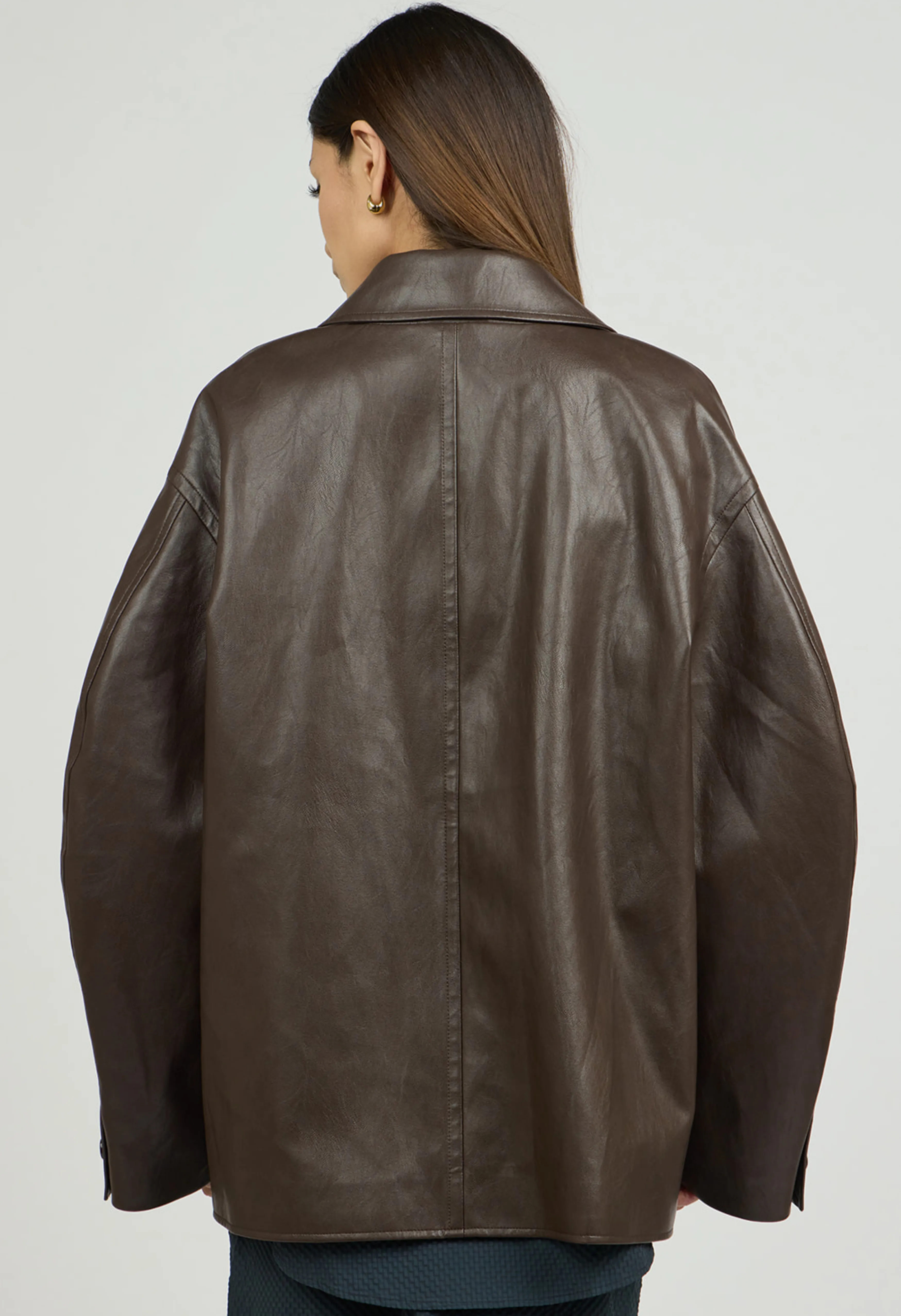 Toni Brown Vegan Leather Jacket