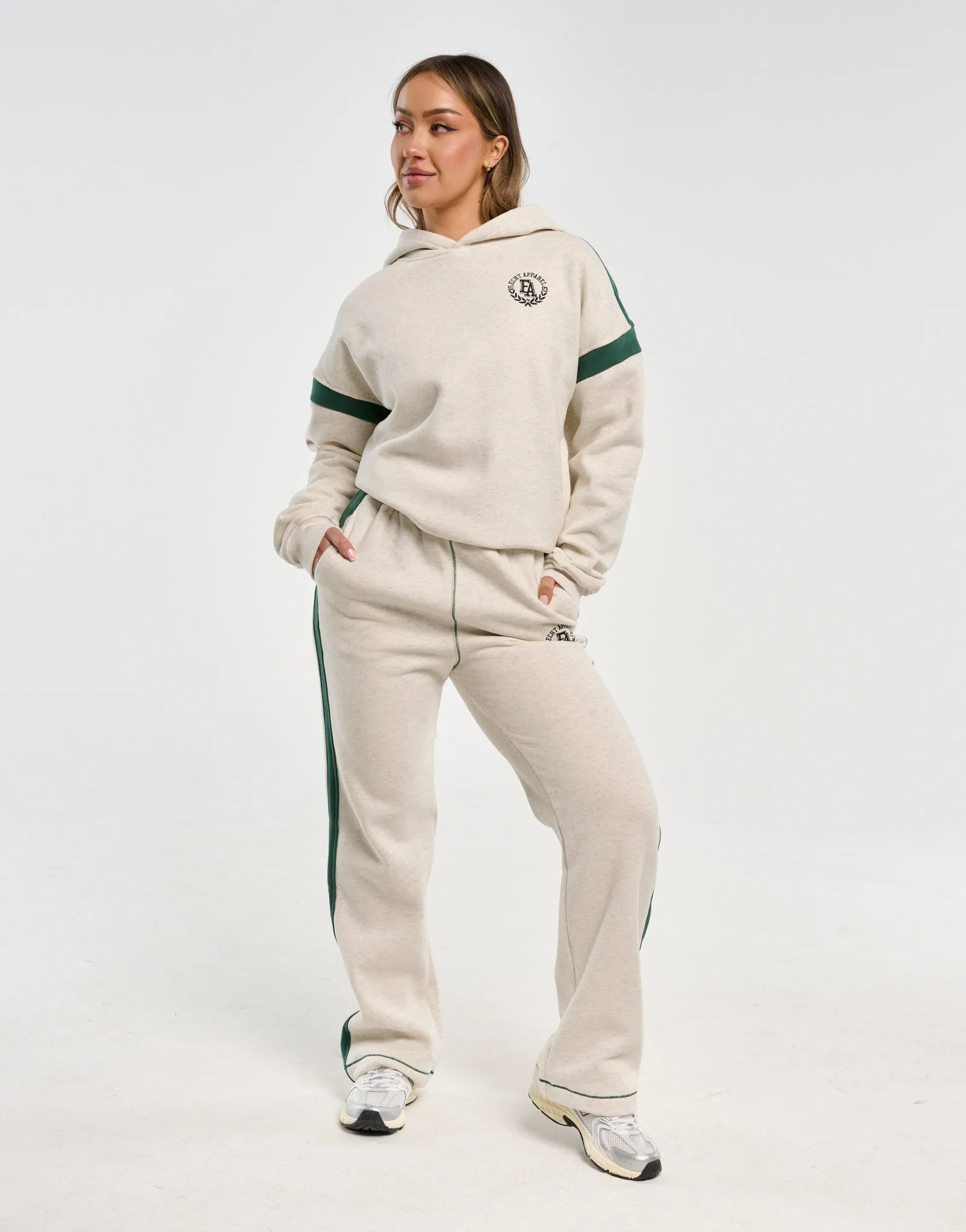 Top Marks Hoodie - Heather Grey (Green)