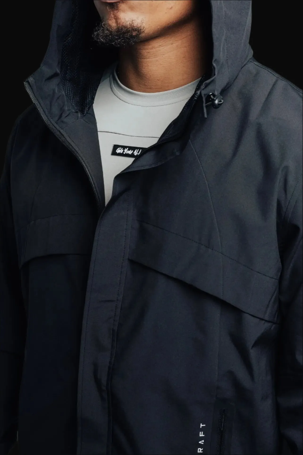 Total War Ai1 Stealth Full-Zip Jacket - Midnight Black