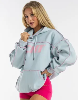 Track Hoodie - Mineral Blue