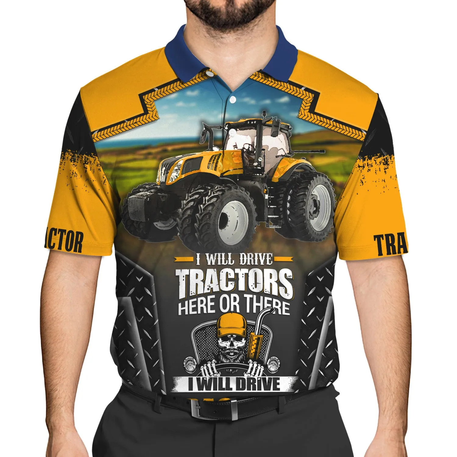 Tractor - I Will Drive Tractors Here Or There I Will Drive Tractors Everywhere Hoodie, 3D Zipper Hoodie,...