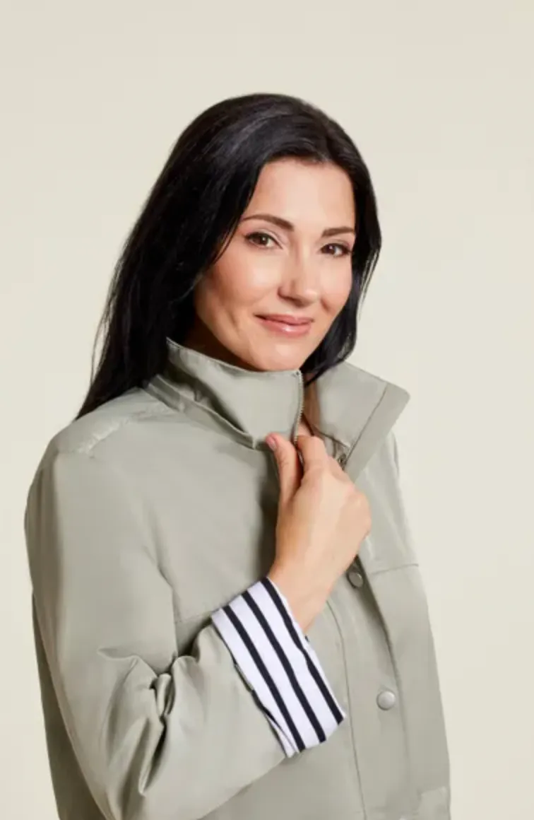 Tribal Twill Coat with Removable Hood