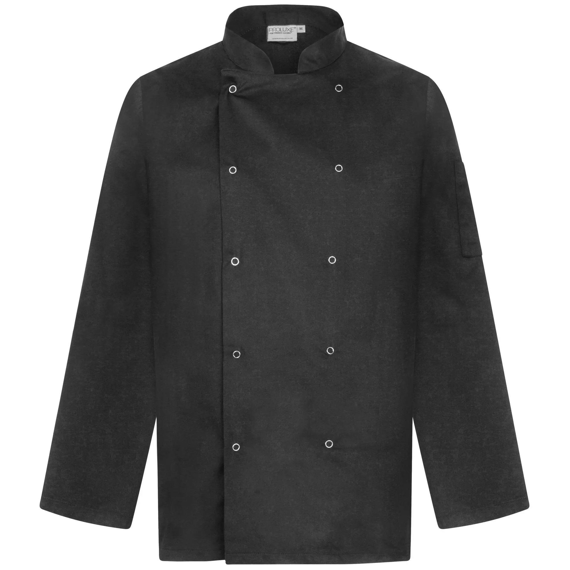 Twin Pack - Professional Chefs Jacket - Long Sleeve - Black