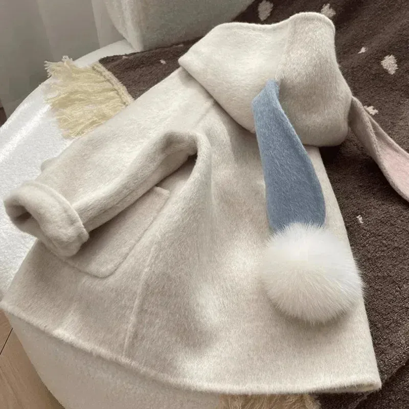 Two Tone Bunny Coat