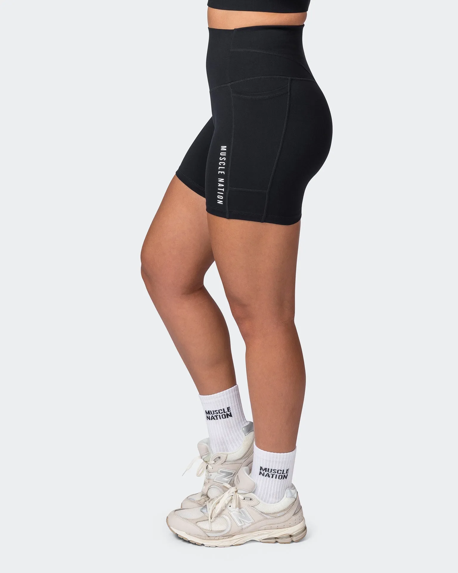 Unrivalled Everyday Pocket Bike Shorts - Black