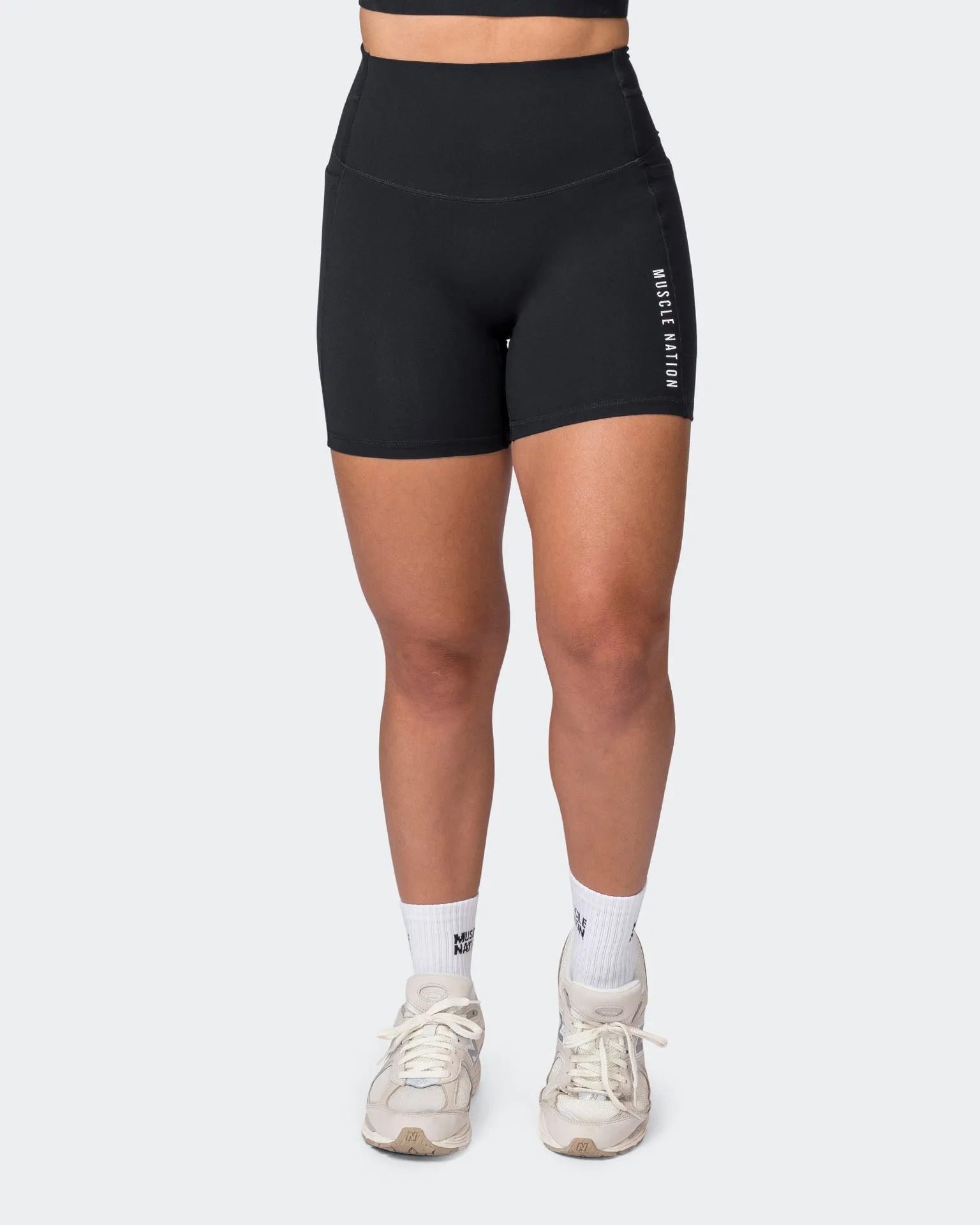 Unrivalled Everyday Pocket Bike Shorts - Black