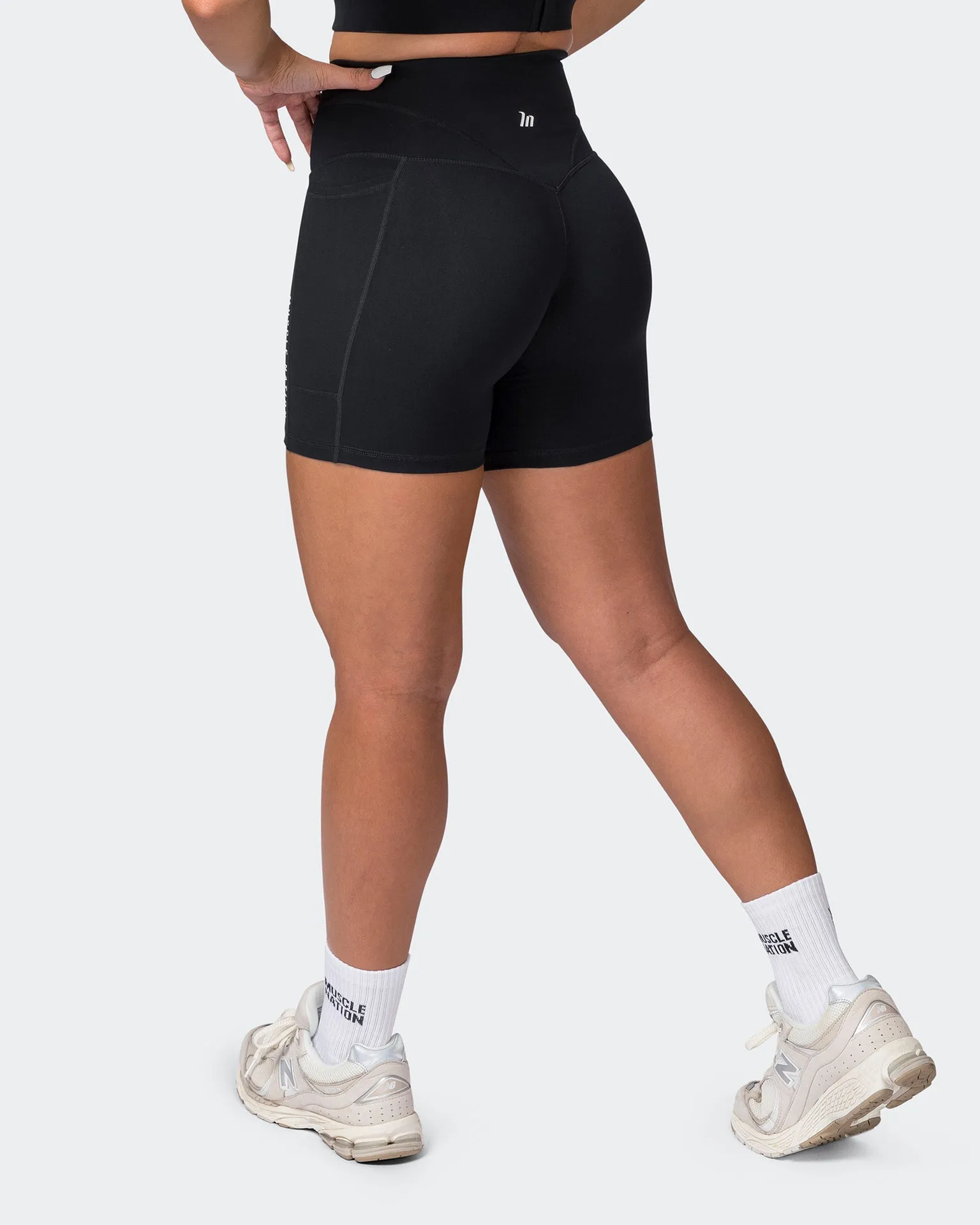 Unrivalled Everyday Pocket Bike Shorts - Black