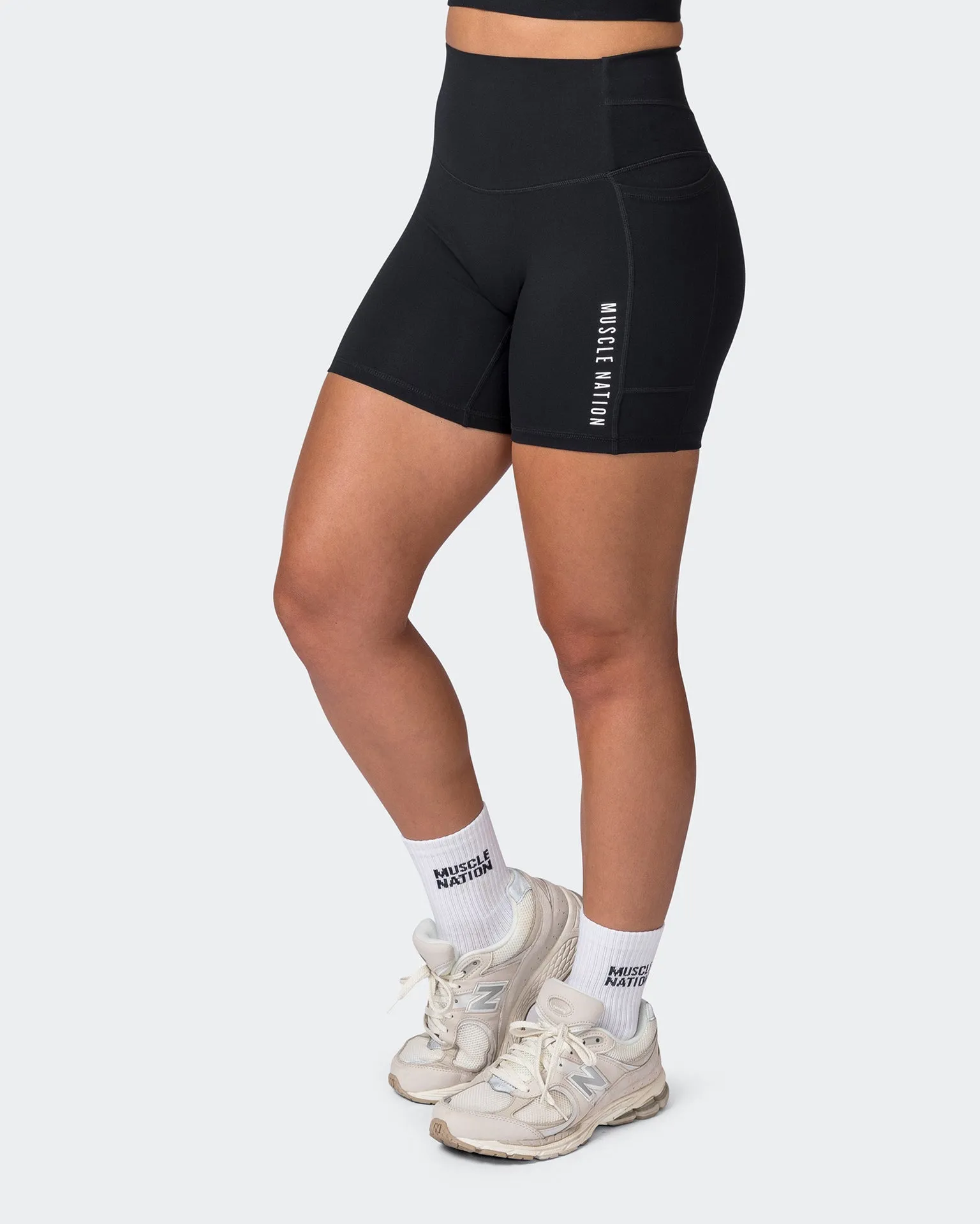 Unrivalled Everyday Pocket Bike Shorts - Black
