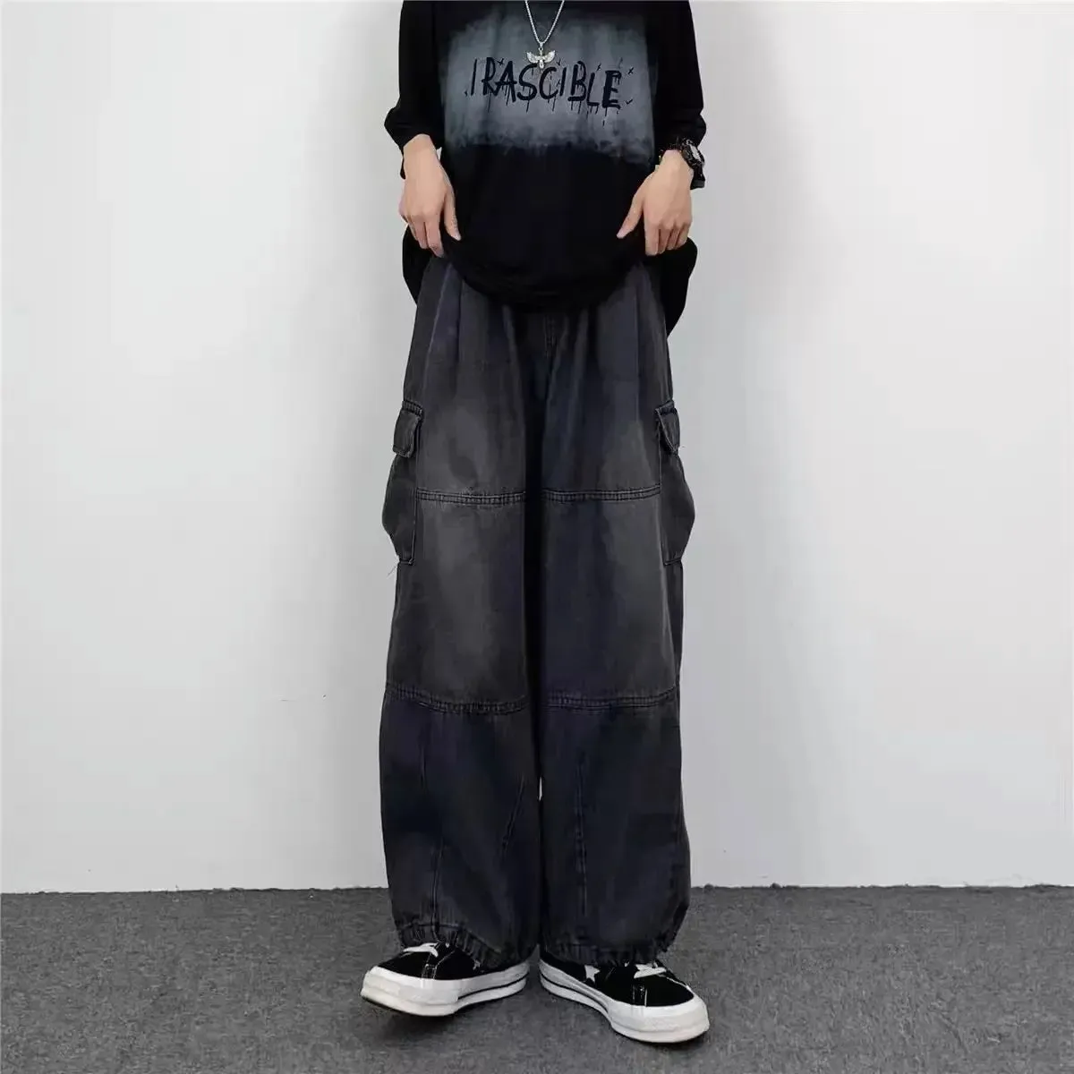 UrbanTrends Vintage Wide Leg Overalls