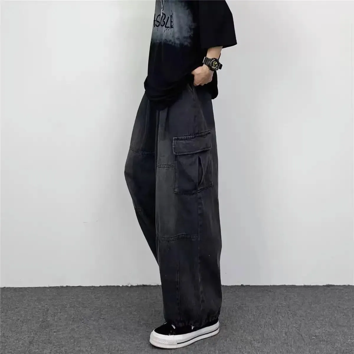 UrbanTrends Vintage Wide Leg Overalls