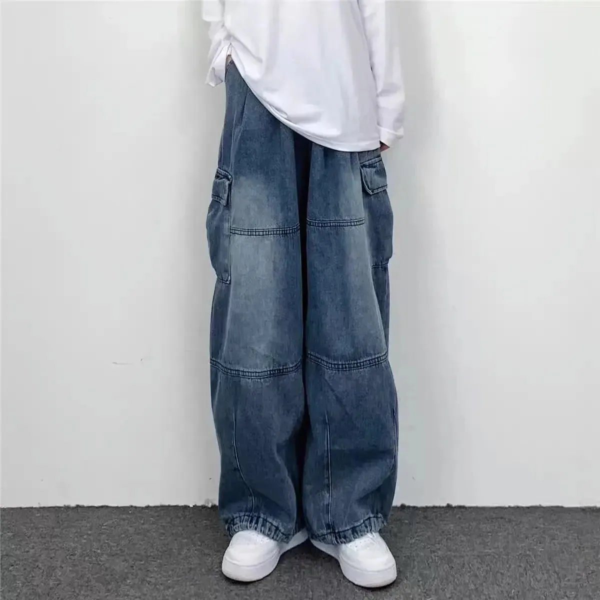 UrbanTrends Vintage Wide Leg Overalls