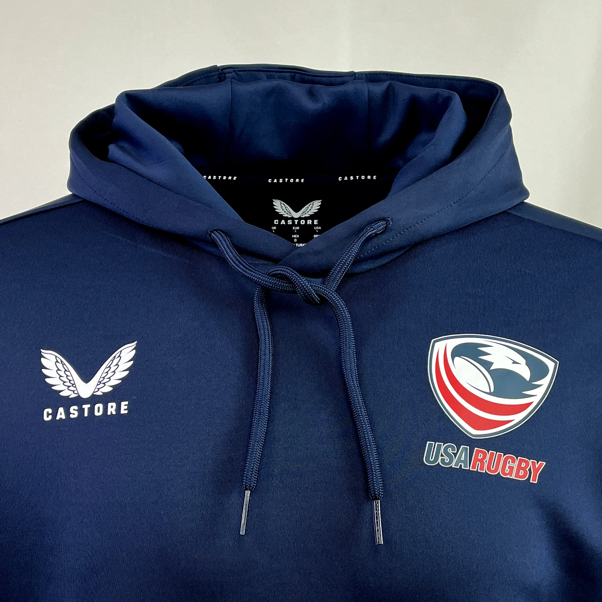 USA Rugby Hoodie by Castore