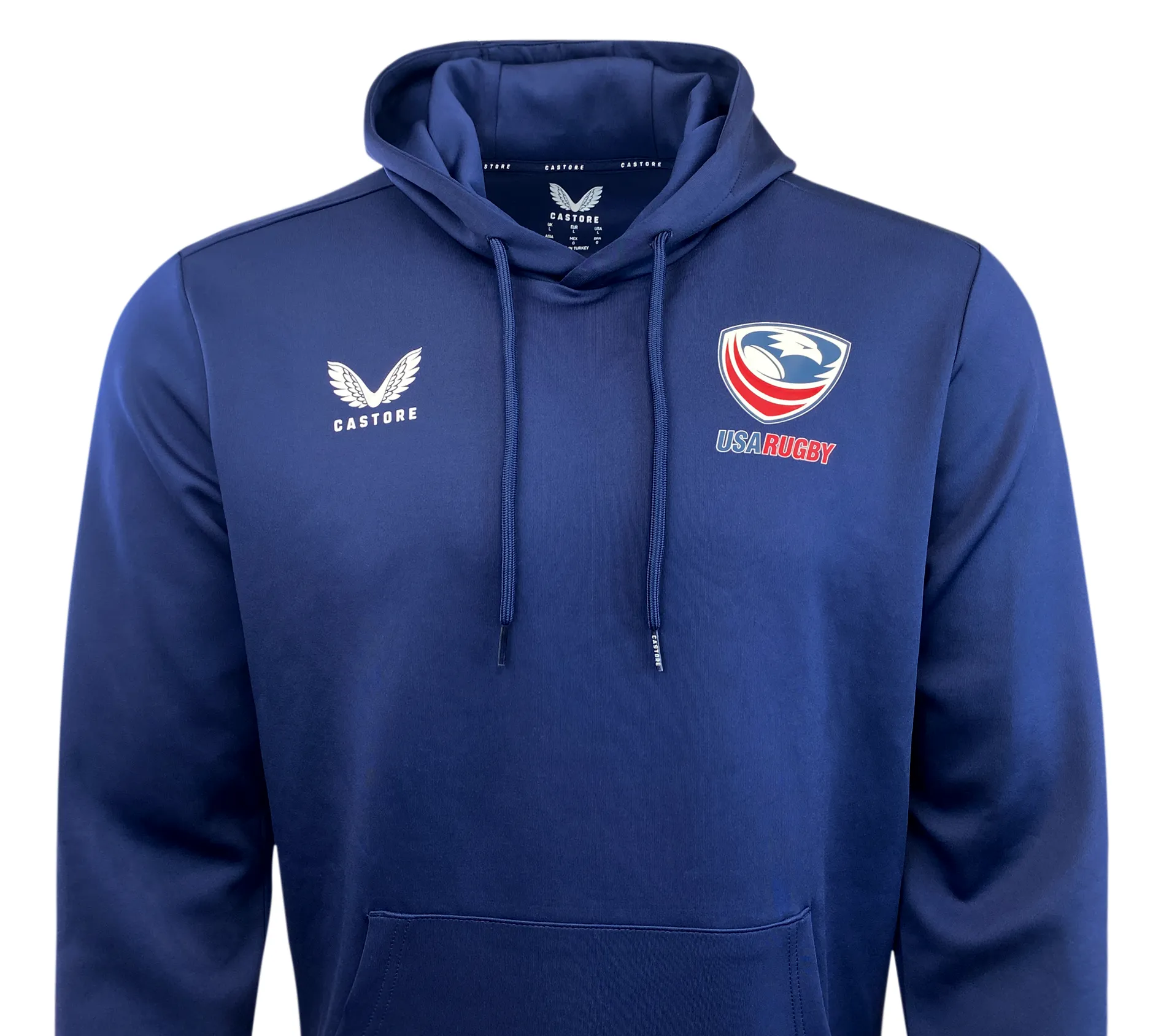 USA Rugby Scuba Pullover Hoodie by Castore