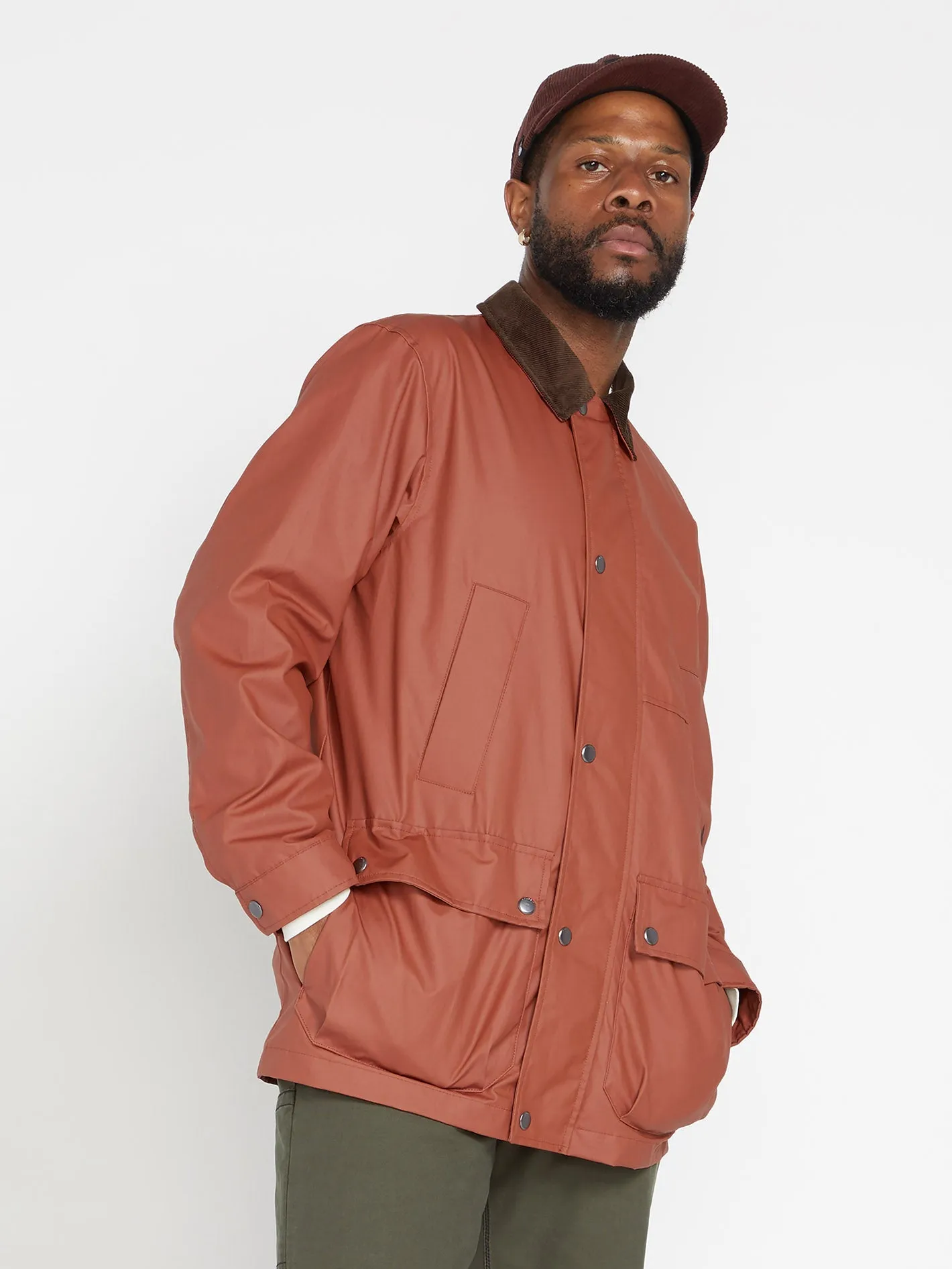 V Ent Fat Tony Jacket - RUST