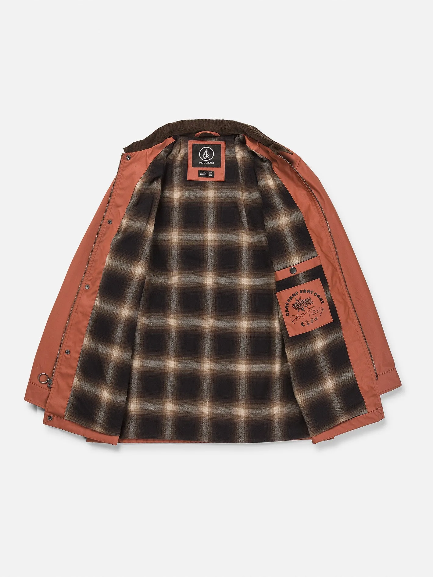 V Ent Fat Tony Jacket - RUST