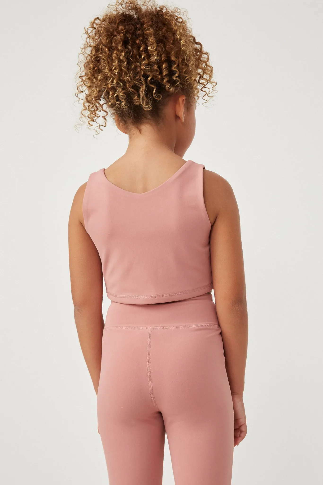 V Neck Cropped Active Tank