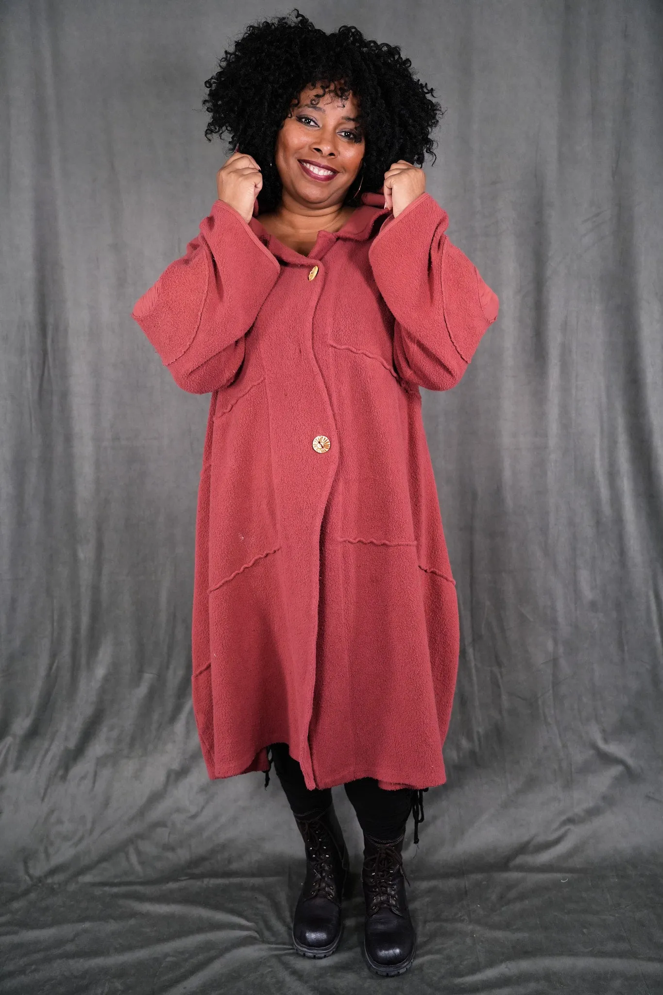 V1371 Delyla Sherpa Blood Orange-U