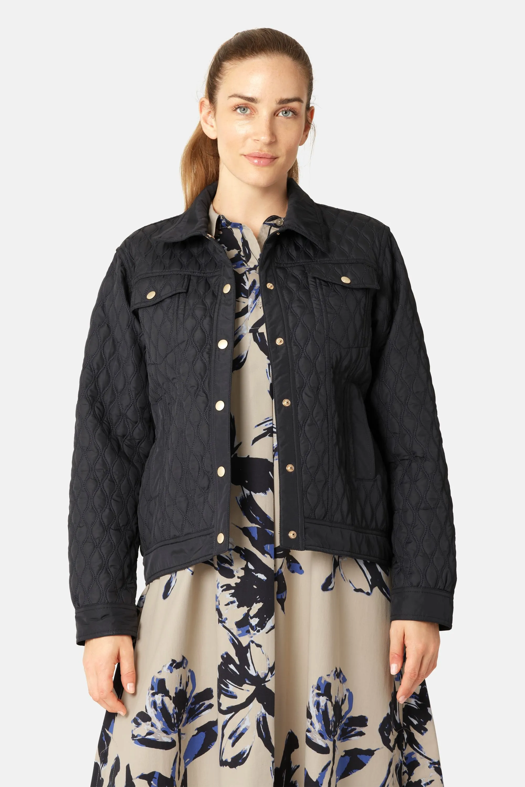 Vadderad Jacka - Dark Indigo