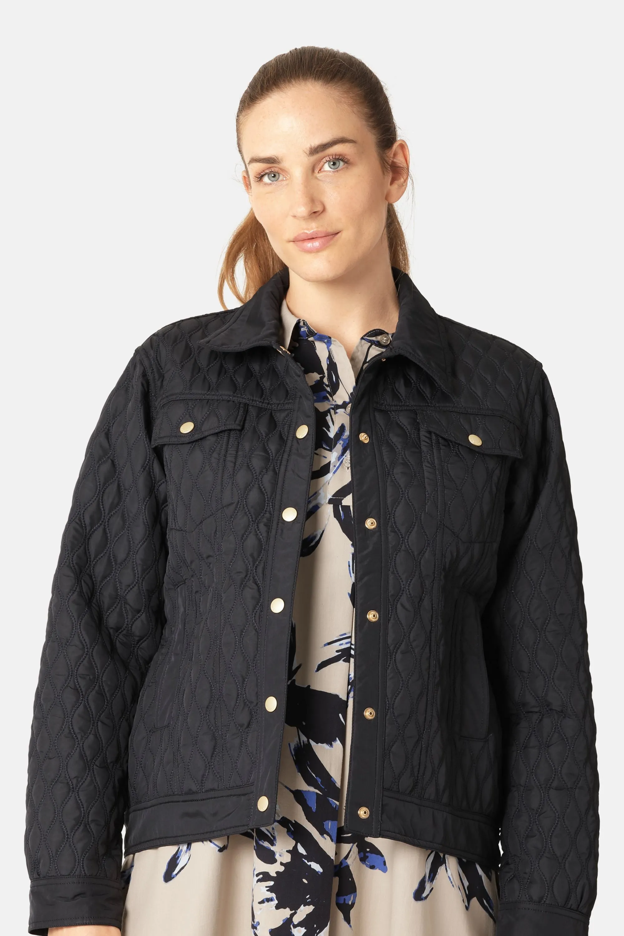 Vadderad Jacka - Dark Indigo