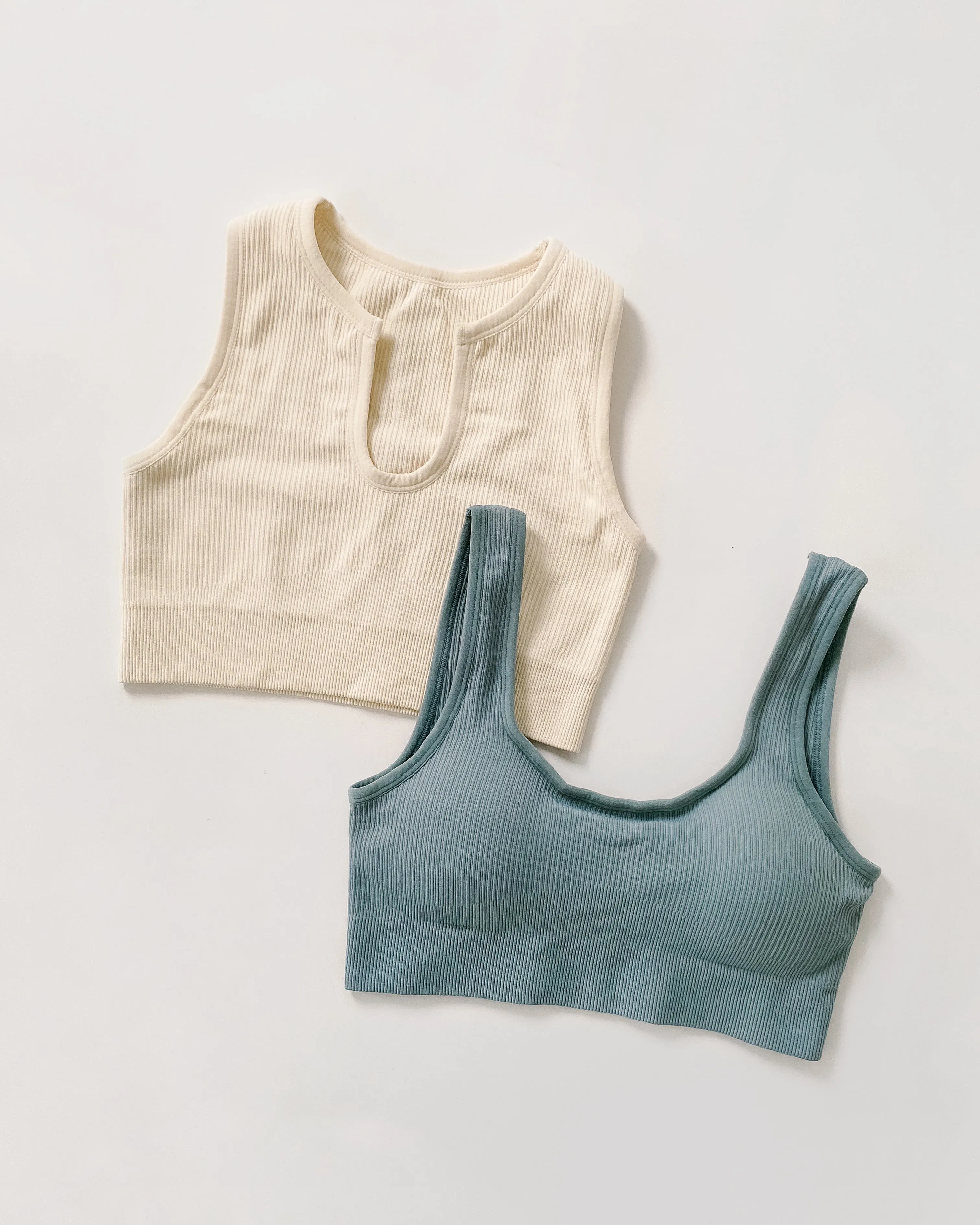 VANILLA VEST - Ribbed Collection