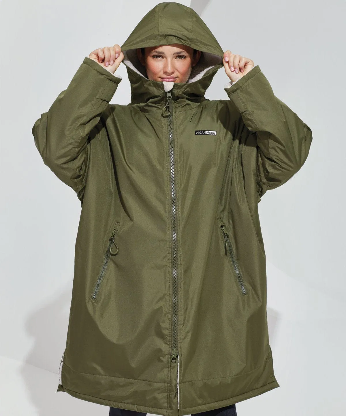 Vegan Happy Unisex TriDri® Waterproof Changing Robe | Multiple Colours