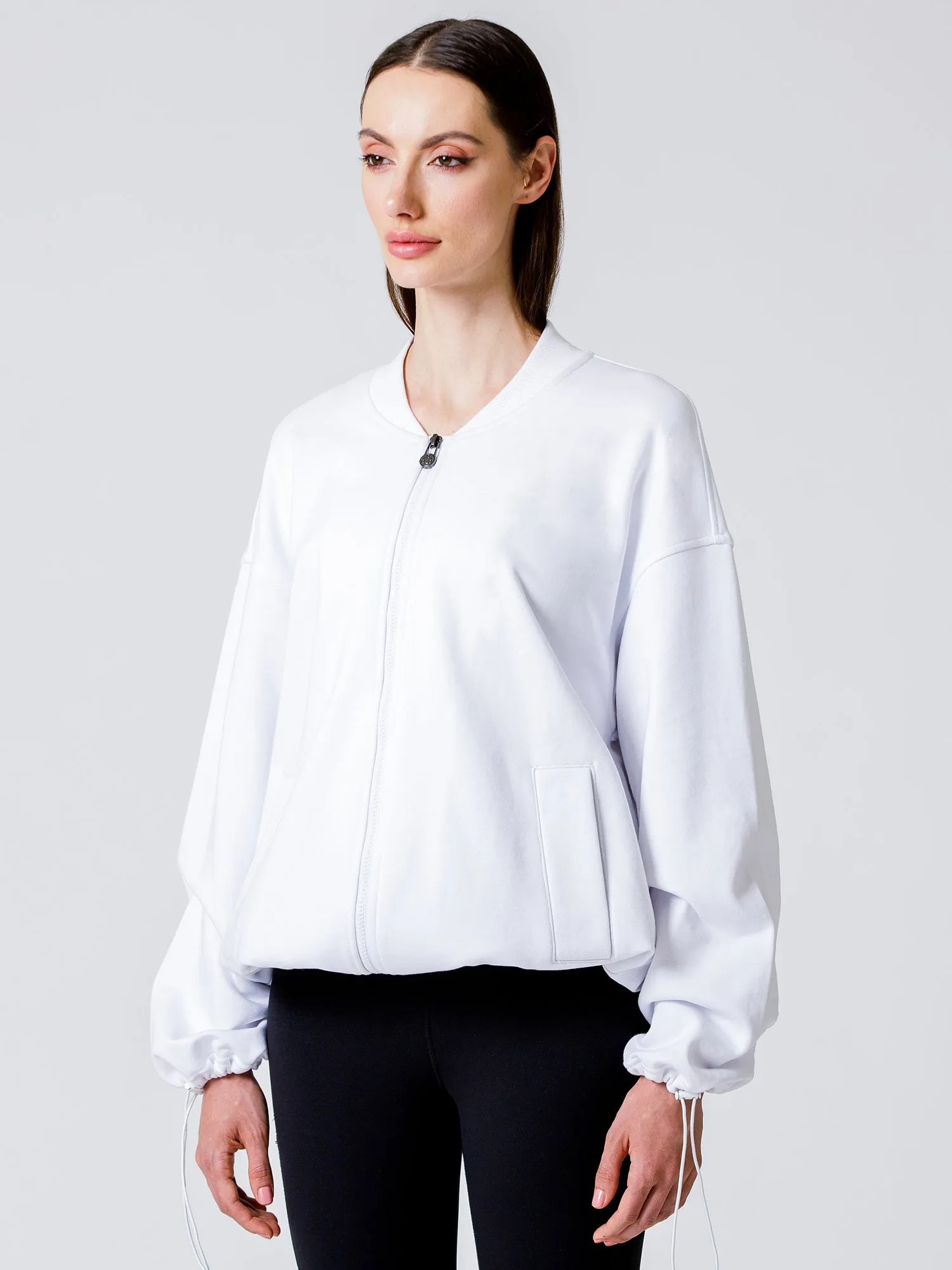 VELOCITY COTTON JACKET, WHITE
