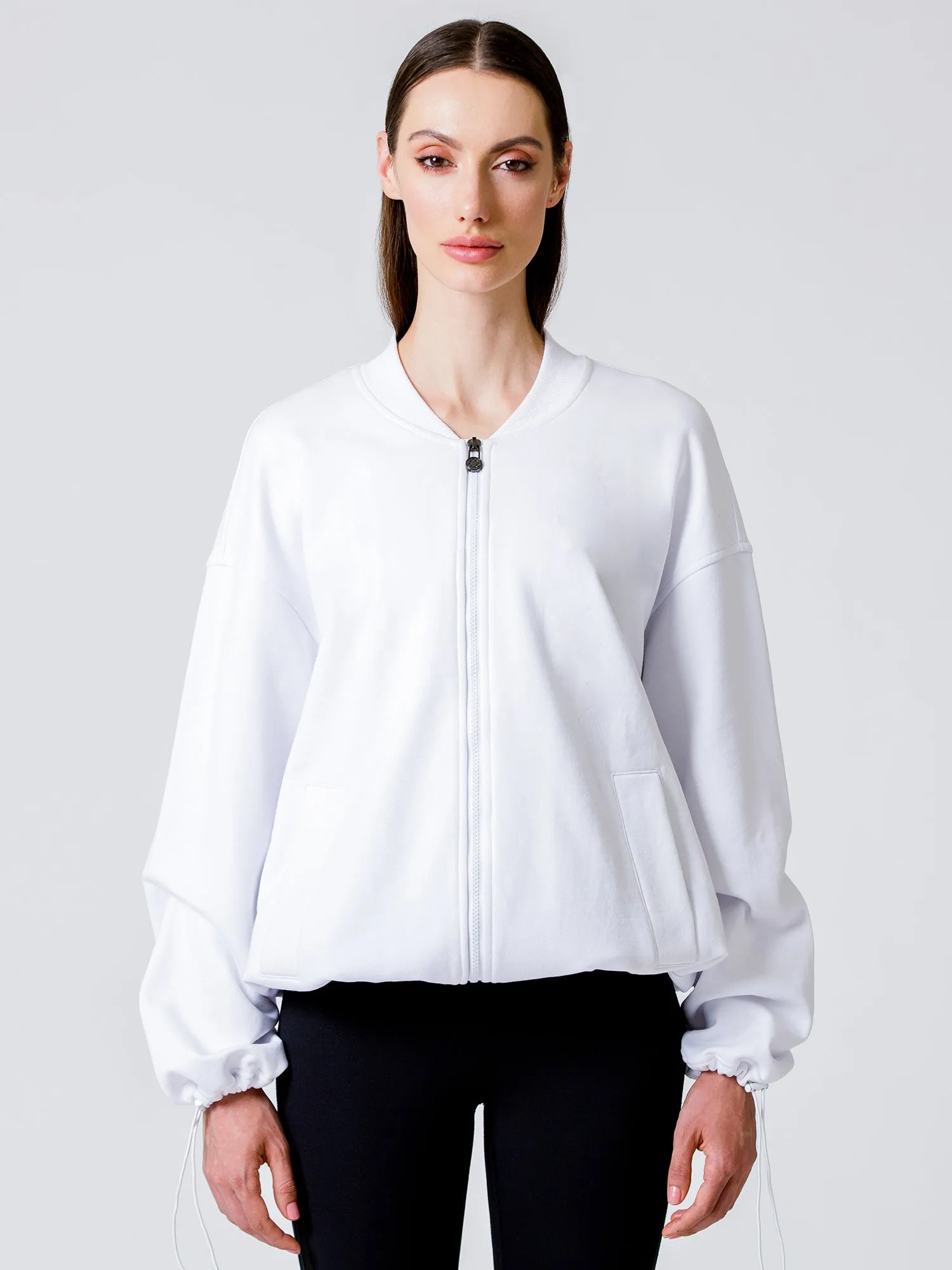 VELOCITY COTTON JACKET, WHITE