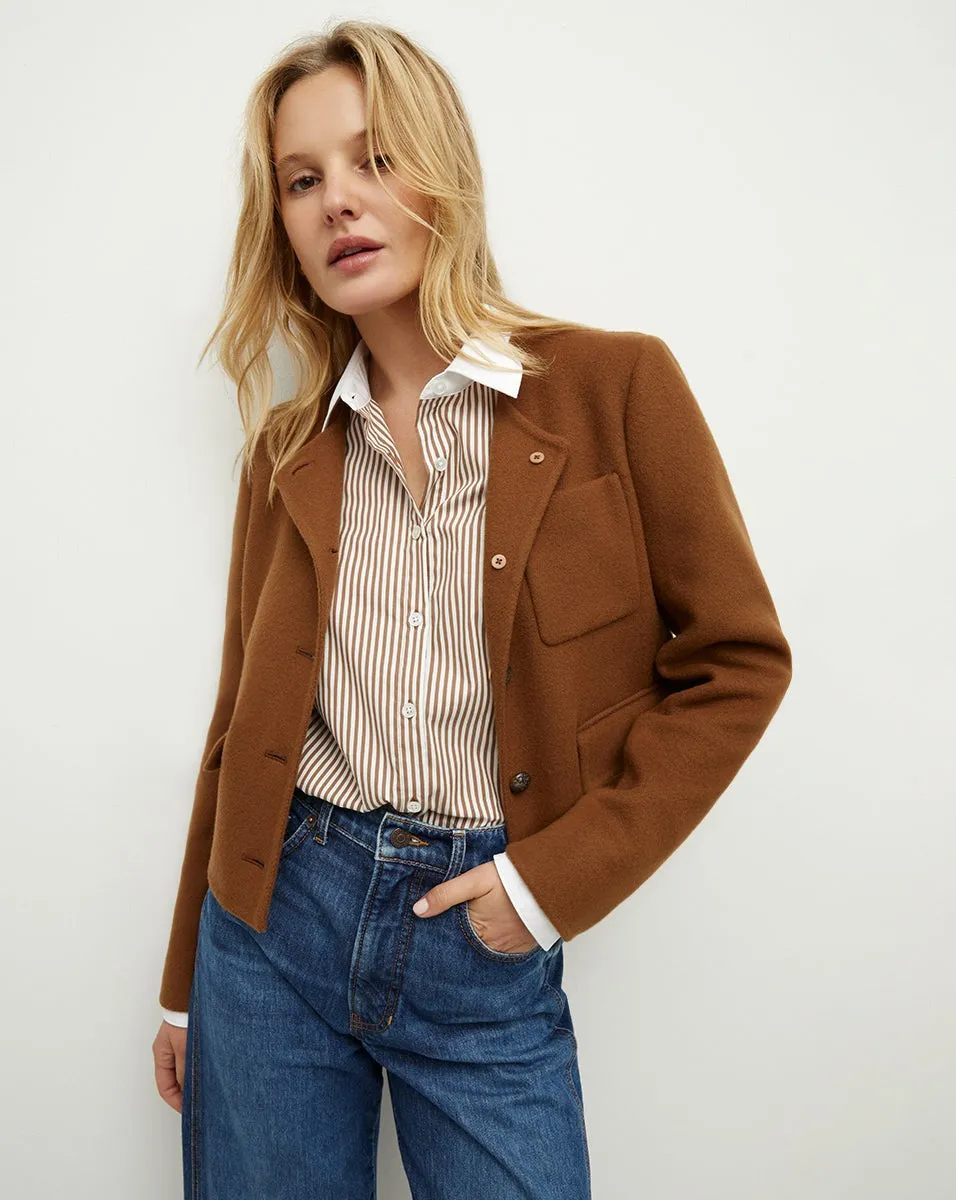 Veronica Beard Lyssa Jacket in Deep Ochre