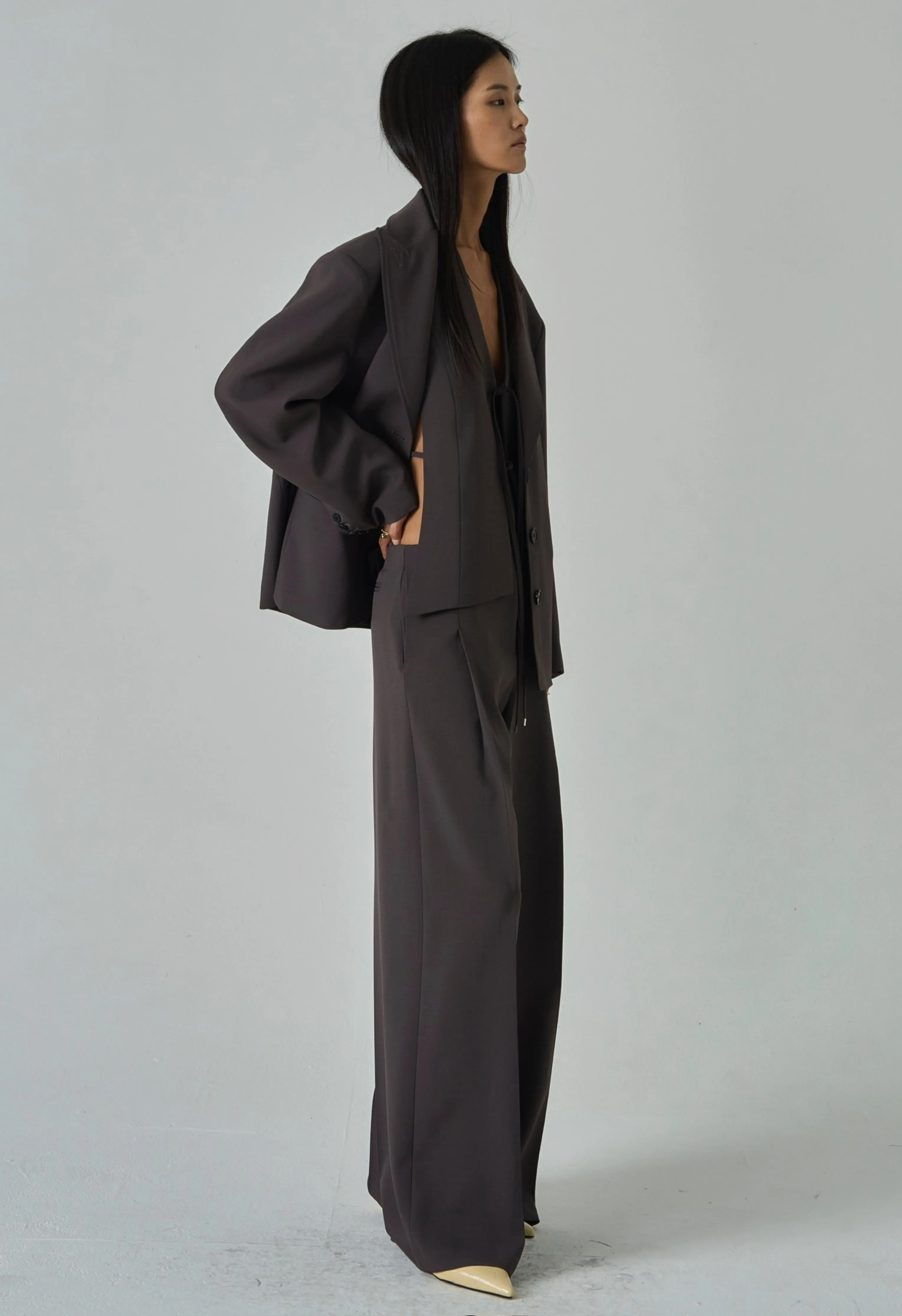 Veronica Blazer in Brown